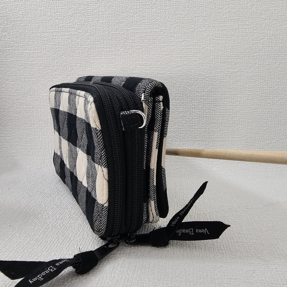Vera Bradley RFID blocking Buffalo Check wallet.